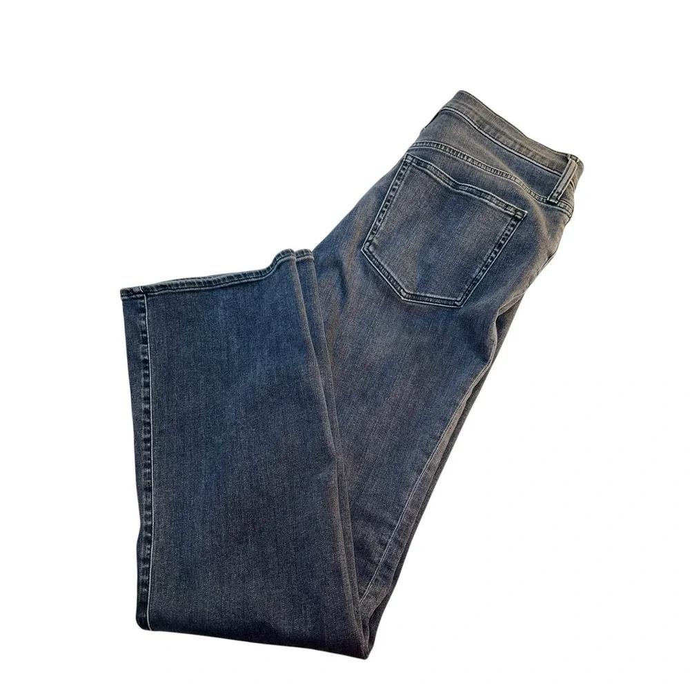 J.CREW Curvy Full Length Demi Boot Jeans Womens 31T‎ Gray Denim